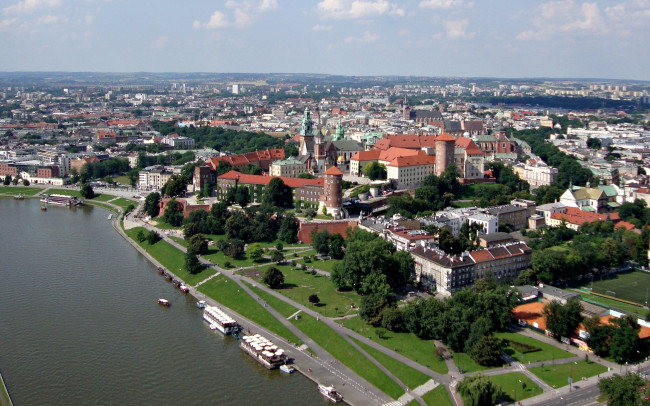 Обои картинки фото города, краков , польша, wawel, royal, castle