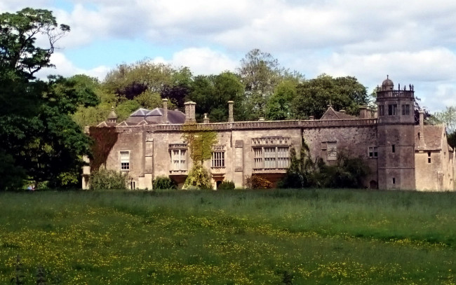 Обои картинки фото города, - дворцы,  замки,  крепости, замок, луг, трава