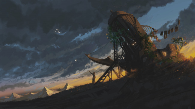 Обои картинки фото фэнтези, иные миры,  иные времена, пейзаж