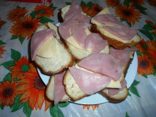 Картинка еда бутерброды +гамбургеры +канапе колбаса хлеб сыр