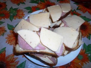 Картинка еда бутерброды +гамбургеры +канапе колбаса хлеб сыр