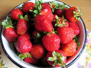 Картинка еда клубника +земляника