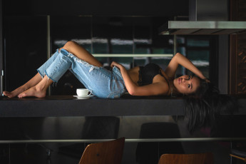 Картинка девушка девушки -unsort+ брюнетки темноволосые модель