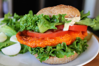 Картинка еда бутерброды +гамбургеры +канапе гамбургер