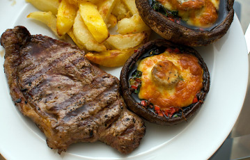 Картинка еда мясные+блюда стейк