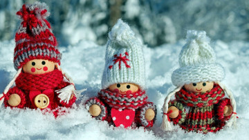 обоя праздничные, фигурки, куколки