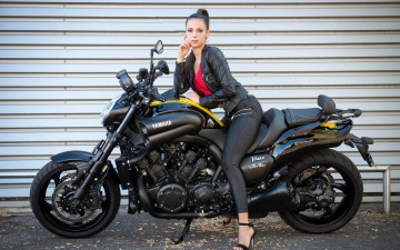 Картинка мотоциклы мото+с+девушкой девушки