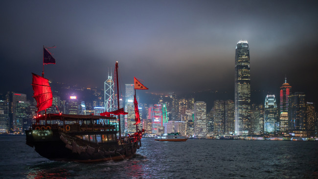 Обои картинки фото aqua luna, корабли, парусники, джонка