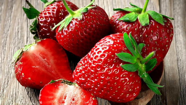 Обои картинки фото еда, клубника,  земляника