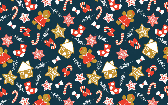 Обои картинки фото праздничные, векторная графика , новый год, merry, фон, новый, год, decoration, pattern, украшения