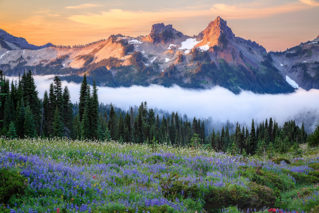 Обои картинки фото природа, горы, простор