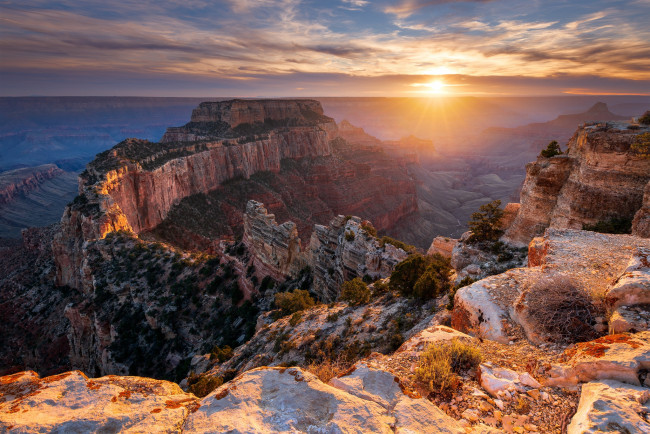 Обои картинки фото природа, восходы, закаты, простор