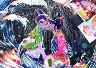 Картинка аниме unknown +другое+ пара поцелуй