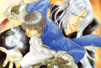 Картинка crimson+spell аниме unknown +другое+ магия парни меч