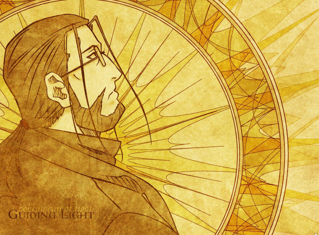 Обои картинки фото аниме, fullmetal alchemist, ученый, алхимик, van, hohenheim