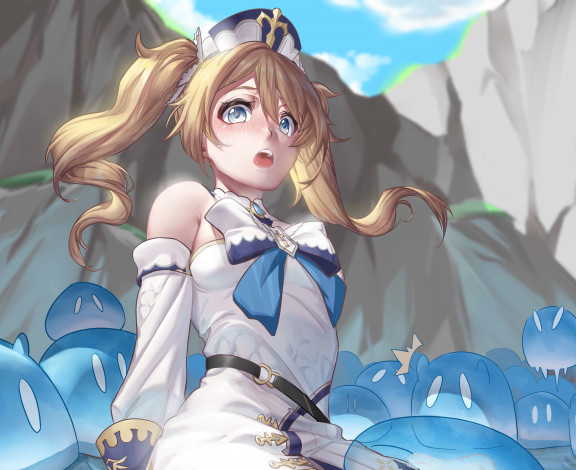 Обои картинки фото аниме, genshin impact, genshin, impact