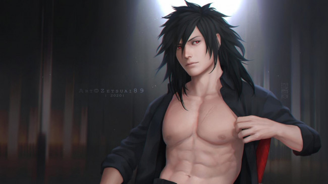 Обои картинки фото аниме, naruto, наруто, мадара, учиха