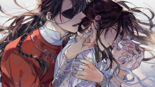 Обои картинки фото аниме, tian guan ci fu, благословение, небожителей, tian, guan, ci, fu, мосян, тунсю