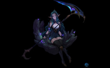 Картинка фэнтези эльфы девушка эльф оружие