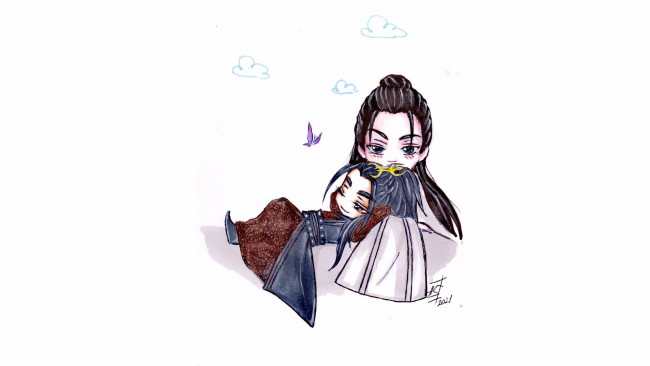 Обои картинки фото сюэ ян и сяо синчень, рисованное, кино,  мультфильмы, the, untamed, неукротимый, повелитель, чэньцин, мосян, тунсю, mo, dao, zu, shi, магистр, дьявольского, культа