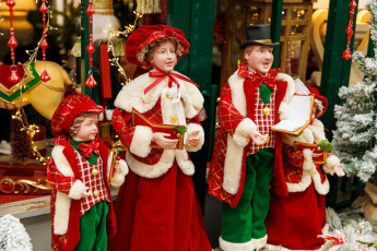 обоя праздничные, фигурки, куклы, старинная, одежда, семья