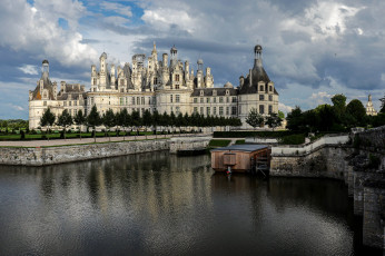 Картинка chateau+de+chambord france города замки+франции chateau de chambord