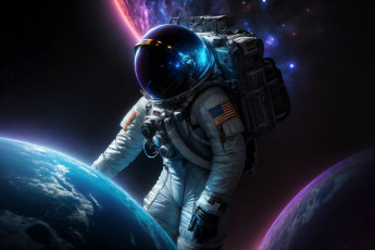 Картинка космос арт нейросети графика нейроарт ai art нейронные сети рисунки нейро искусство