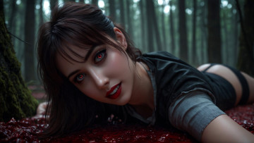 Картинка 3д+графика люди+ people нейросети графика нейроарт ai art нейронные сети рисунки нейро искусство девушка