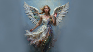 обоя фэнтези, ангелы, нейросети, графика, нейроарт, ai, art, нейронные, сети, рисунки, нейро, искусство, нейрографика, graphics, neuroart, neural, networks, drawings, neuro, neurography