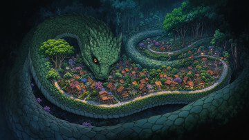 Картинка фэнтези существа нейросети графика нейроарт ai art нейронные сети рисунки нейро искусство нейрографика graphics neuroart neural networks drawings neuro neurography