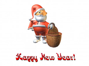 Картинка праздничные 3д графика новый год