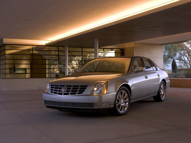 Обои картинки фото cadillac, dts, 2006, автомобили