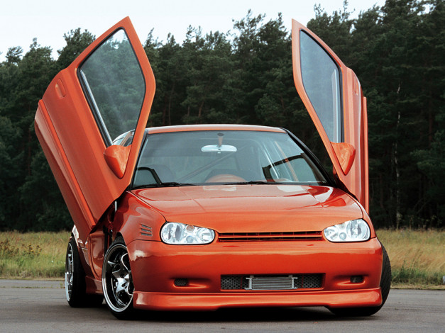 Обои картинки фото vw, golf, автомобили, volkswagen