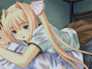 обоя аниме, promising, to, the, blue, sky