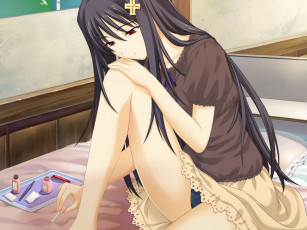 Картинка аниме promising to the blue sky