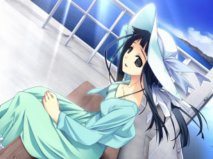 обоя аниме, silvery, white