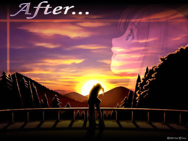 Обои картинки фото after, sweet, kiss, аниме