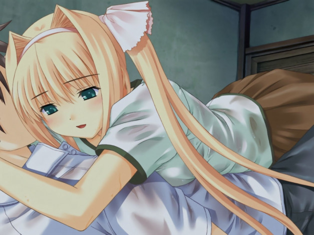 Обои картинки фото аниме, promising, to, the, blue, sky