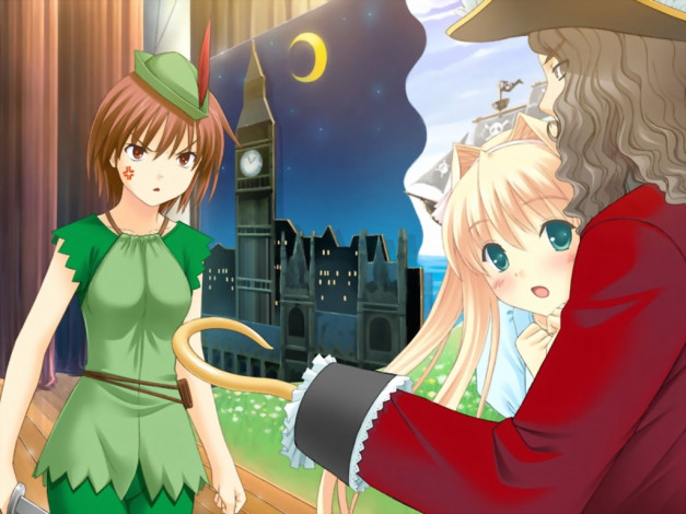 Обои картинки фото аниме, promising, to, the, blue, sky