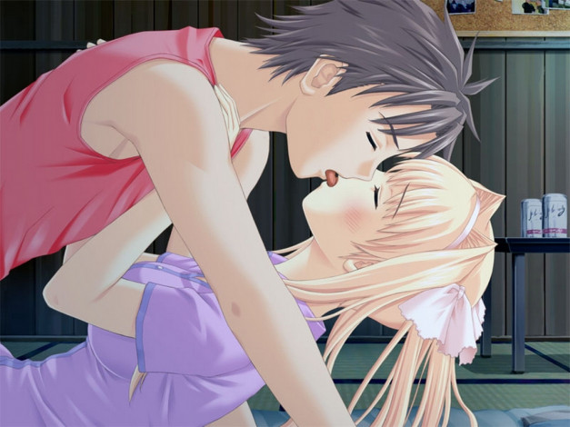 Обои картинки фото аниме, promising, to, the, blue, sky