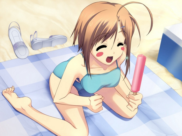 Обои картинки фото аниме, silvery, white