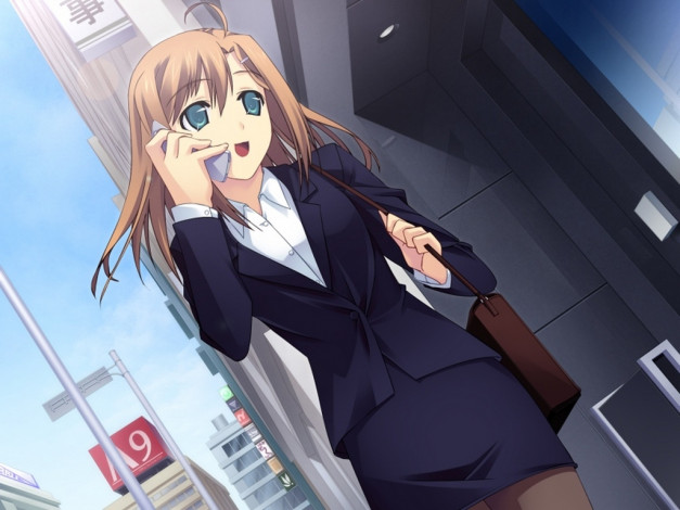 Обои картинки фото аниме, silvery, white