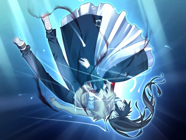 Обои картинки фото аниме, silvery, white