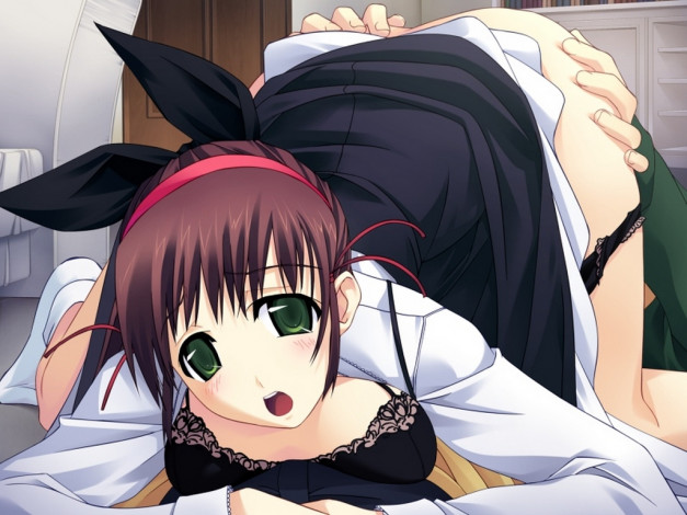 Обои картинки фото аниме, silvery, white