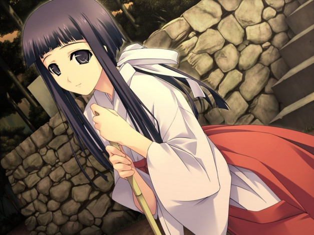 Обои картинки фото аниме, silvery, white