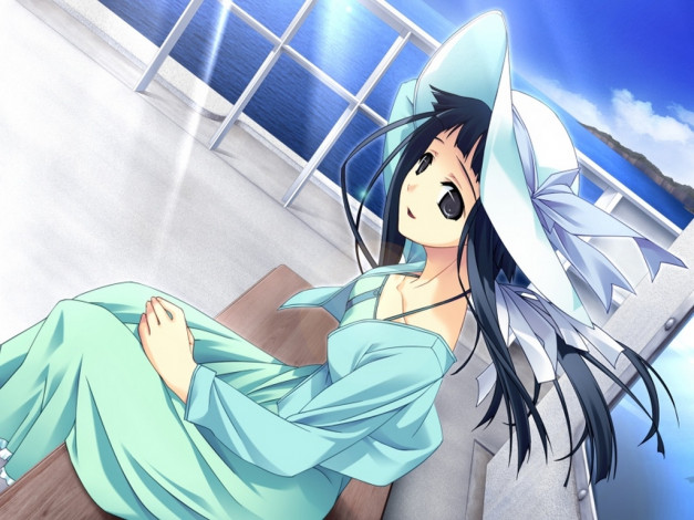 Обои картинки фото аниме, silvery, white