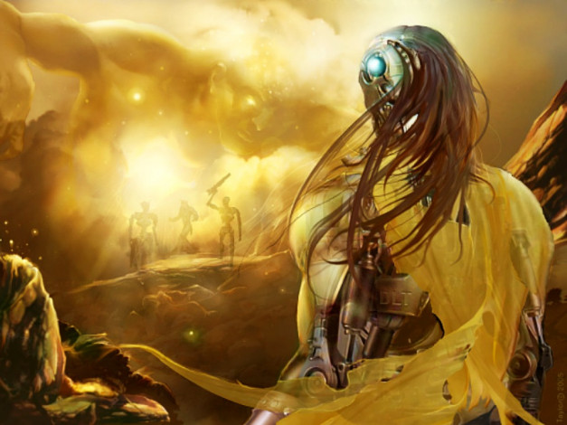 Обои картинки фото фэнтези, роботы, киборги, механизмы