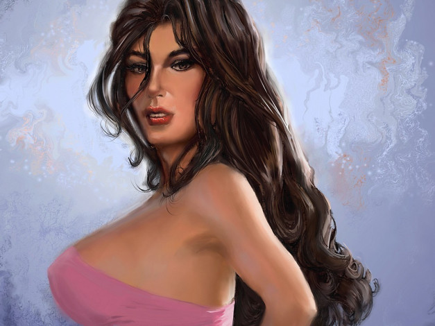 Обои картинки фото рисованные, люди