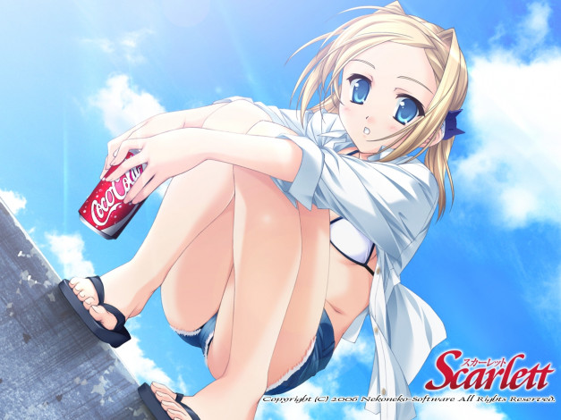 Обои картинки фото scarlett, аниме