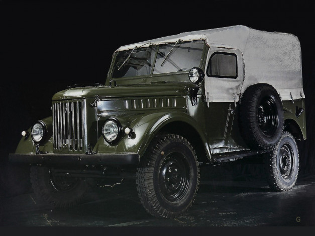 Обои картинки фото газ, 69, автомобили